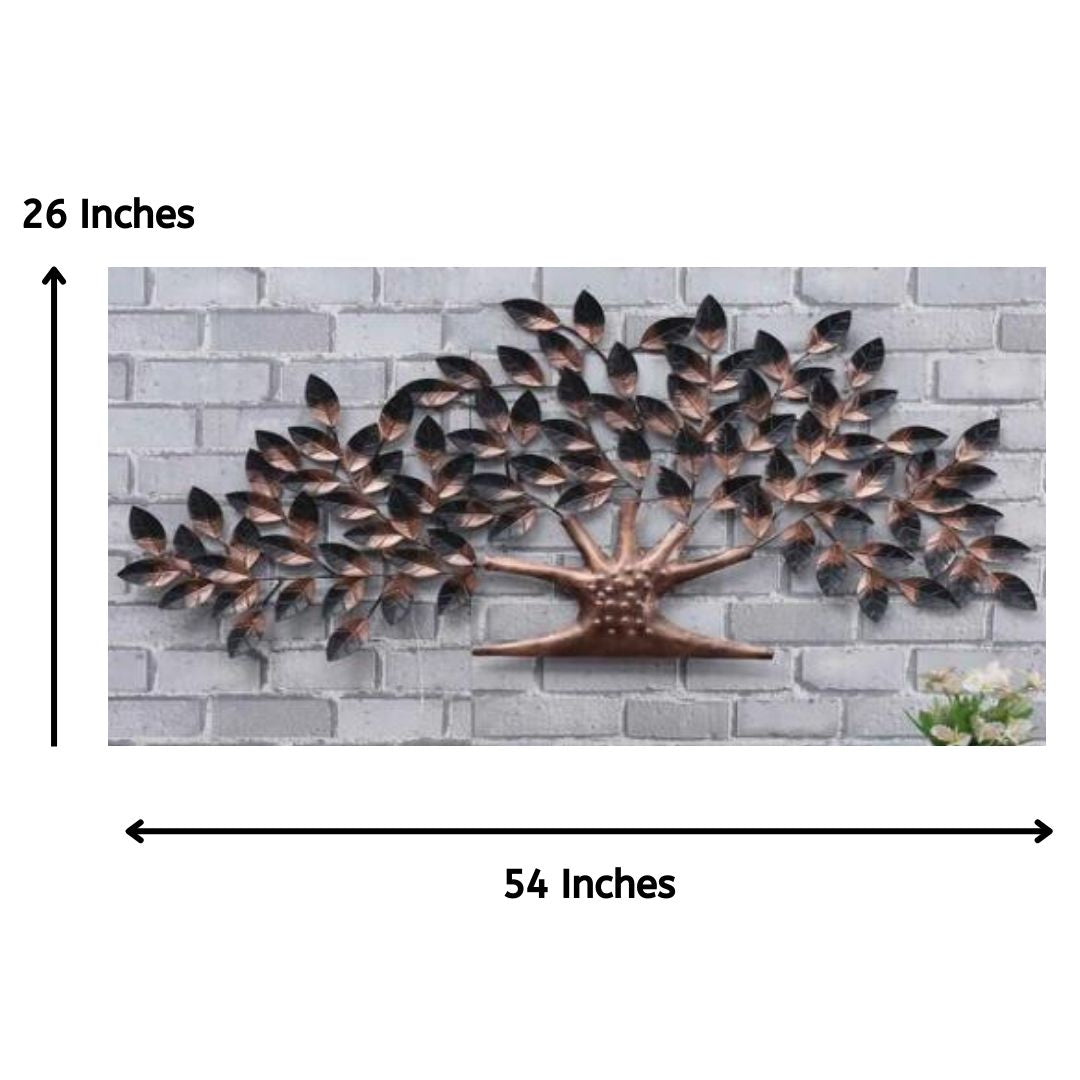 Hansart Special Nano Tree Wall Art (54 x 26 Inches)-Home Decoration-Metal Wall Tree by Hansart Made of Premium-Quality Iron Metal Perfect for your living room, bedroom, hall, office reception, guest room, and hotel reception The product is packed by professionals for safe delivery Designed to make your home look complete "Hansart Made In India because India itself is an art".