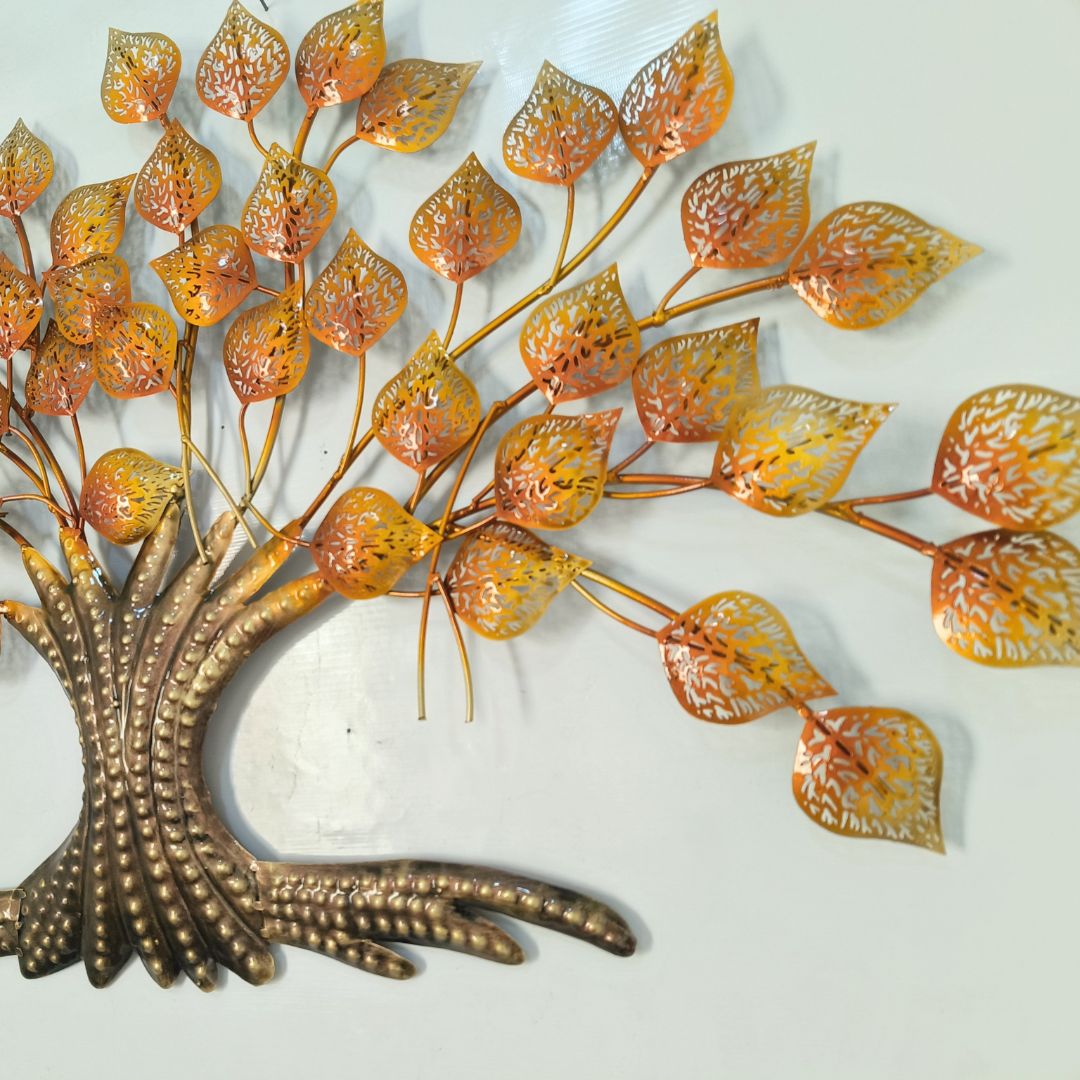 This Pan Tree Metal Wall Art with LED Lights is the perfect addition to your home décor. Crafted with durable metal, the 36 x 24 inch wall art features a unique Pan Tree design that will add character to any room. The built-in LED lights provide a warm and inviting glow, making it a functional and stylish piece for any space.

Metal Wall Decor by Hansart
Total Wall Coverage Area: 36 x 24 Inches-Made of High-Quality Iron Metal
Perfect for your living room, bedroom, hall, office reception, guest room